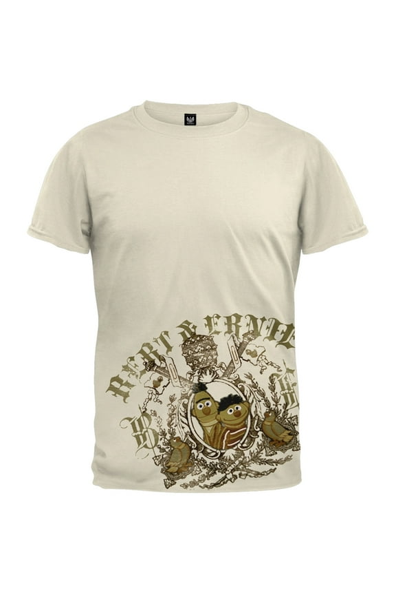 - Bert & Ernie Crest T-Shirt - Small