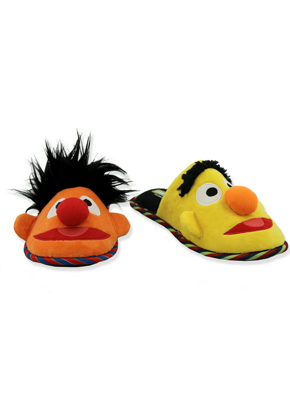Sesame Street Bert Ernie Mismatched Youth Adult Scuff Slippers SMF4173BSS
