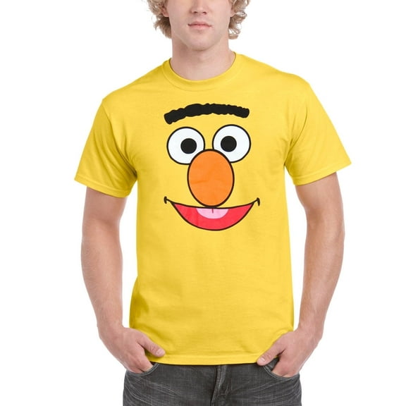 Sesame Street Bert Face Adult T-Shirt