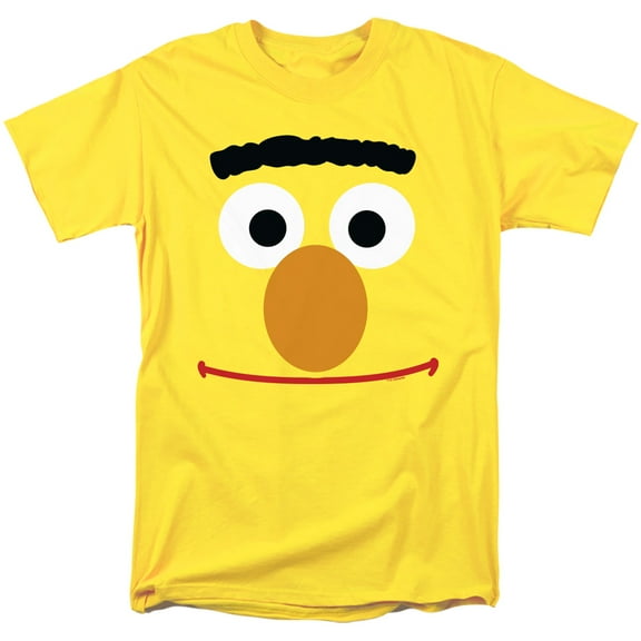 Sesame Street Bert Face Unisex Adult T Shirt For Men And Women