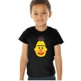 thumbnail image 1 of Sesame Street Bert Kawaii Face Kids T Shirt (4) for Toddler Boys and Girls, Black, 1 of 5