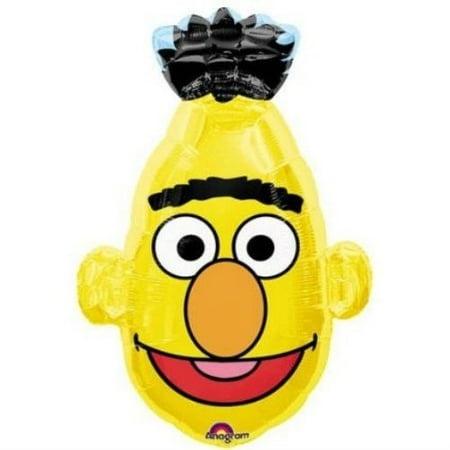 Sesame Street Bert Supershape Foil Mylar Balloon (1ct)