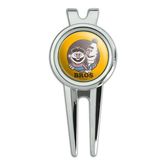 Sesame Street Bert and Ernie Bros Golf Divot Repair Tool and Ball Marker