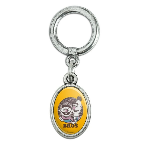 Sesame Street Bert and Ernie Bros Shoe Sneaker Shoelace Oval Charm Jewelry