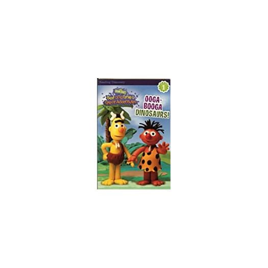 Pre-Owned Sesame Street Bert and Ernies Great Adventures: Ooga-Booga Dinosaurs! (Reading Level 1) (Paperback)