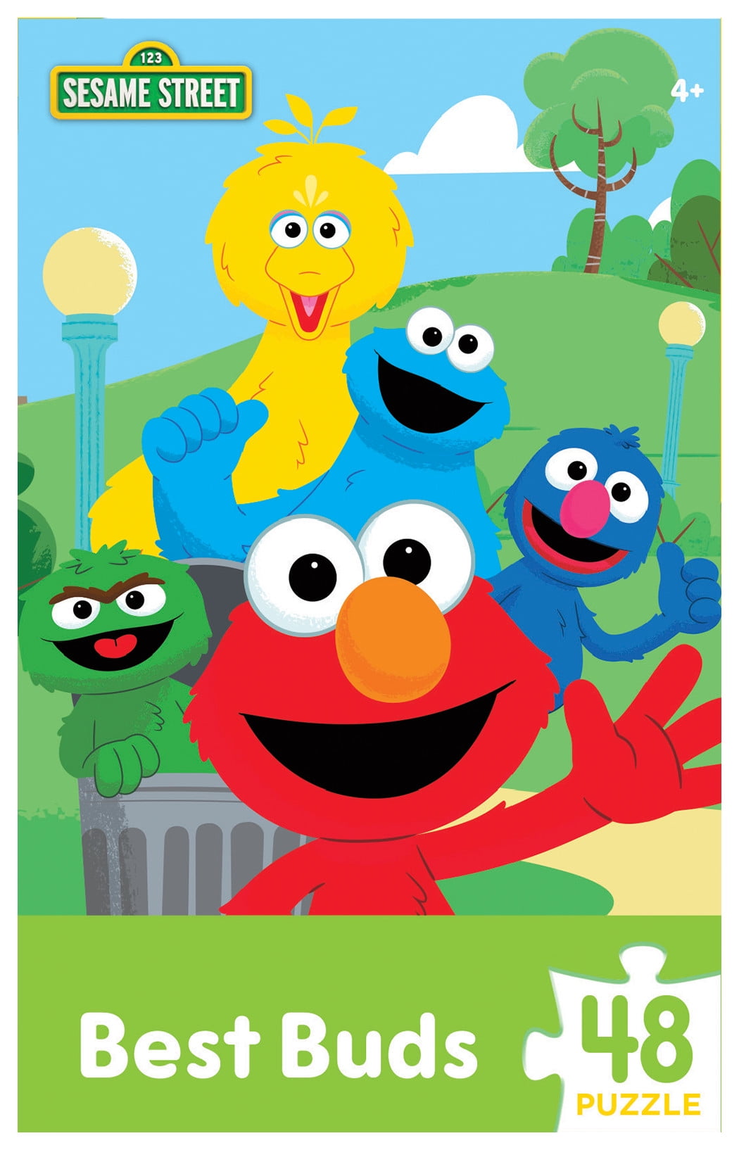 Sesame Street Best Buds 48 Pieces Interlocking Jigsaw Puzzle for Kids