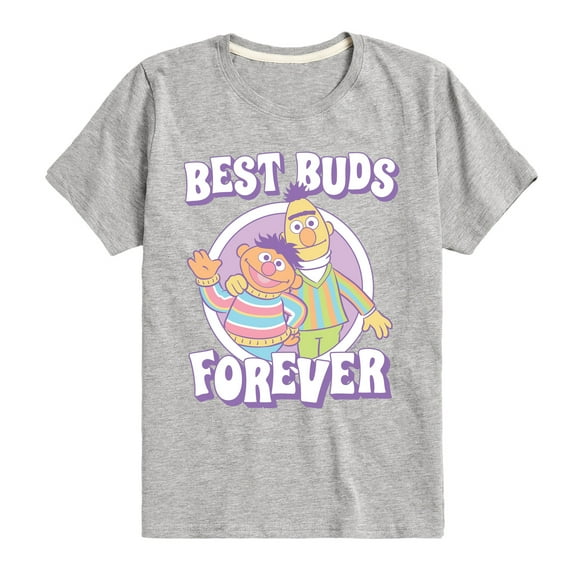 Sesame Street - Best Buds Forever - Toddler and Youth Short Sleeve Graphic T-Shirt
