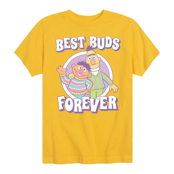 Sesame Street - Best Buds Forever - Toddler and Youth Short Sleeve Graphic T-Shirt