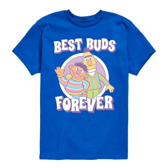 Sesame Street - Best Buds Forever - Toddler and Youth Short Sleeve Graphic T-Shirt