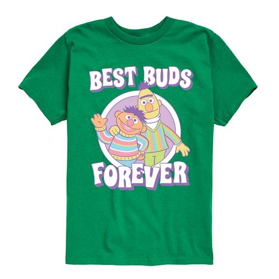 Sesame Street - Best Buds Forever - Toddler and Youth Short Sleeve Graphic T-Shirt