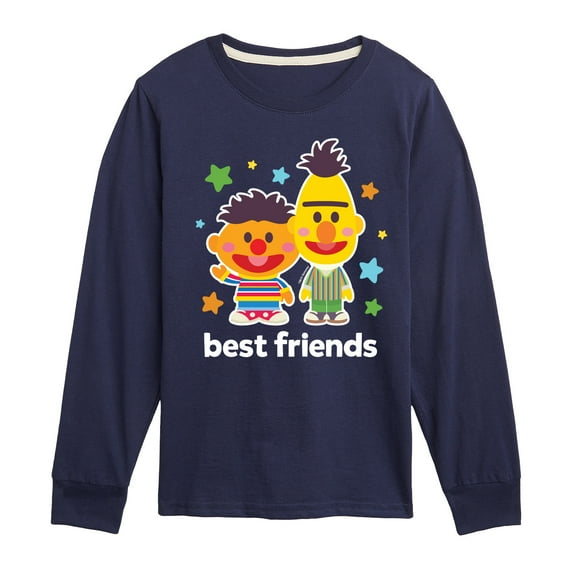 Sesame Street - Best Friends Bert Ernie - Toddler and Youth Long Sleeve T-Shirt