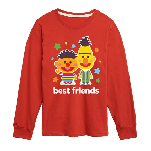 Sesame Street - Best Friends Bert Ernie - Toddler and Youth Long Sleeve T-Shirt
