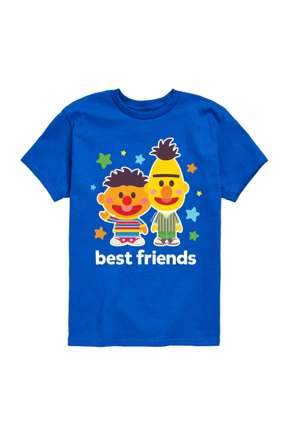 - Best Friends Bert Ernie - Toddler and Youth Short Sleeve Graphic T-Shirt