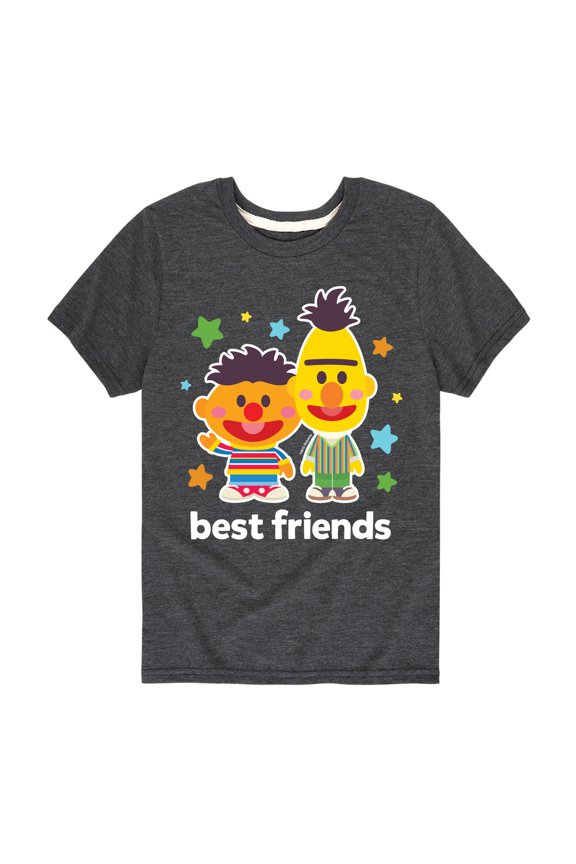 - Best Friends Bert Ernie - Toddler and Youth Short Sleeve Graphic T-Shirt