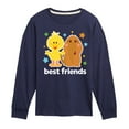thumbnail image 1 of Sesame Street - Best Friends Big Bird Snuffy - Toddler and Youth Long Sleeve T-Shirt, 1 of 4