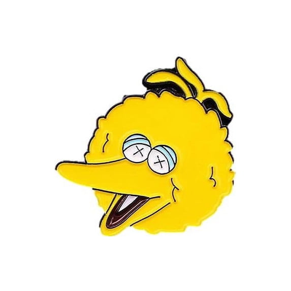 Sesame Street Big Bird Character Enamel Metal Pin