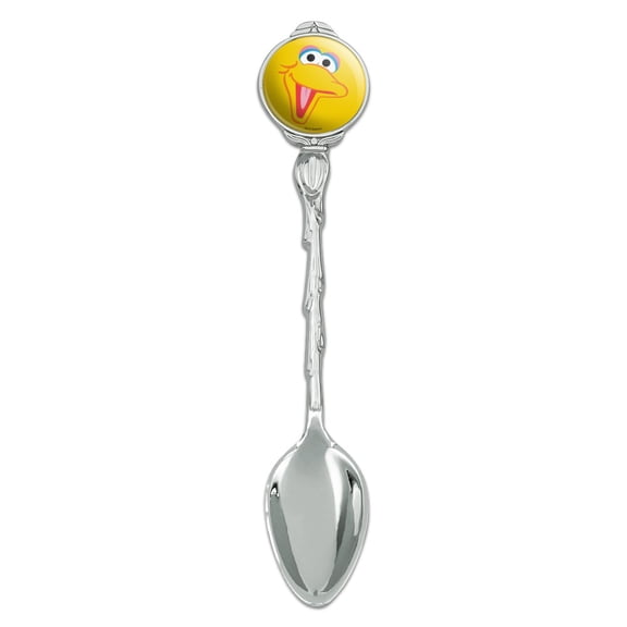 Sesame Street Big Bird Face Novelty Collectible Demitasse Tea Coffee Spoon