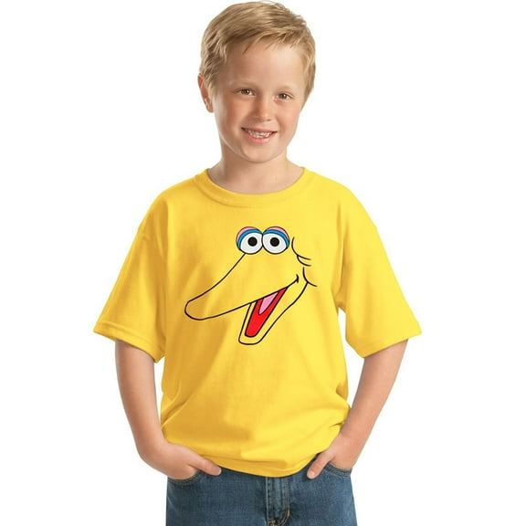 Sesame Street Big Bird Face Youth Kids T-Shirt