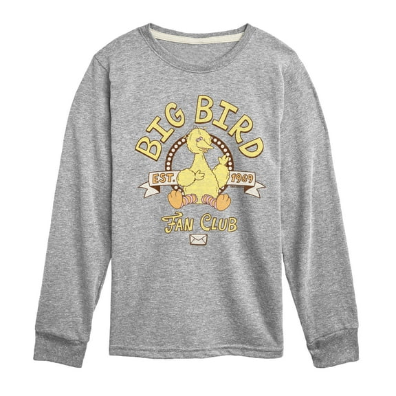 Sesame Street - Big Bird Fan Club - Toddler and Youth Long Sleeve T-Shirt