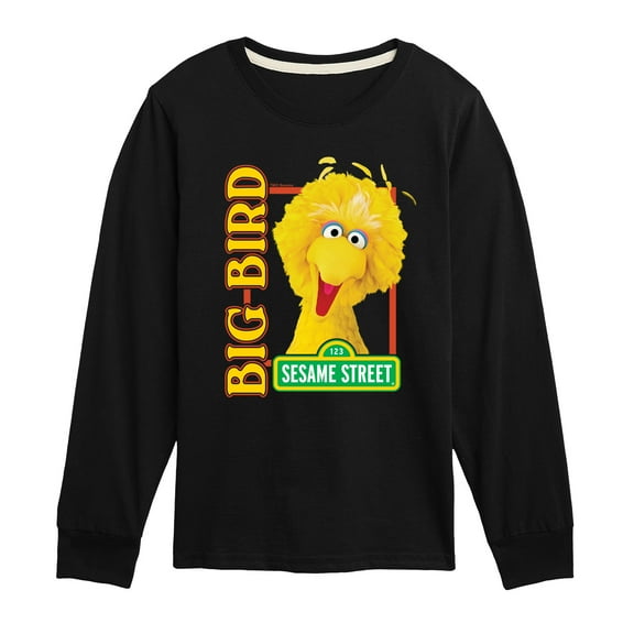 Sesame Street - Big Bird Photo - Toddler and Youth Long Sleeve T-Shirt