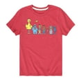 thumbnail image 1 of Sesame Street - Big Bird and Friends Group - Toddler and Youth Short Sleeve Graphic T-Shirt, 1 of 5