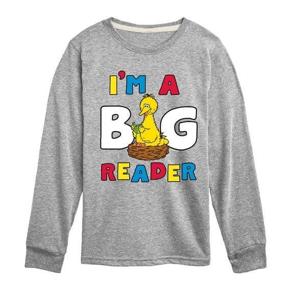 Sesame Street - Big Reader - Toddler and Youth Long Sleeve T-Shirt