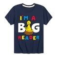 thumbnail image 1 of Sesame Street - Big Reader - Toddler and Youth Short Sleeve Graphic T-Shirt, 1 of 5