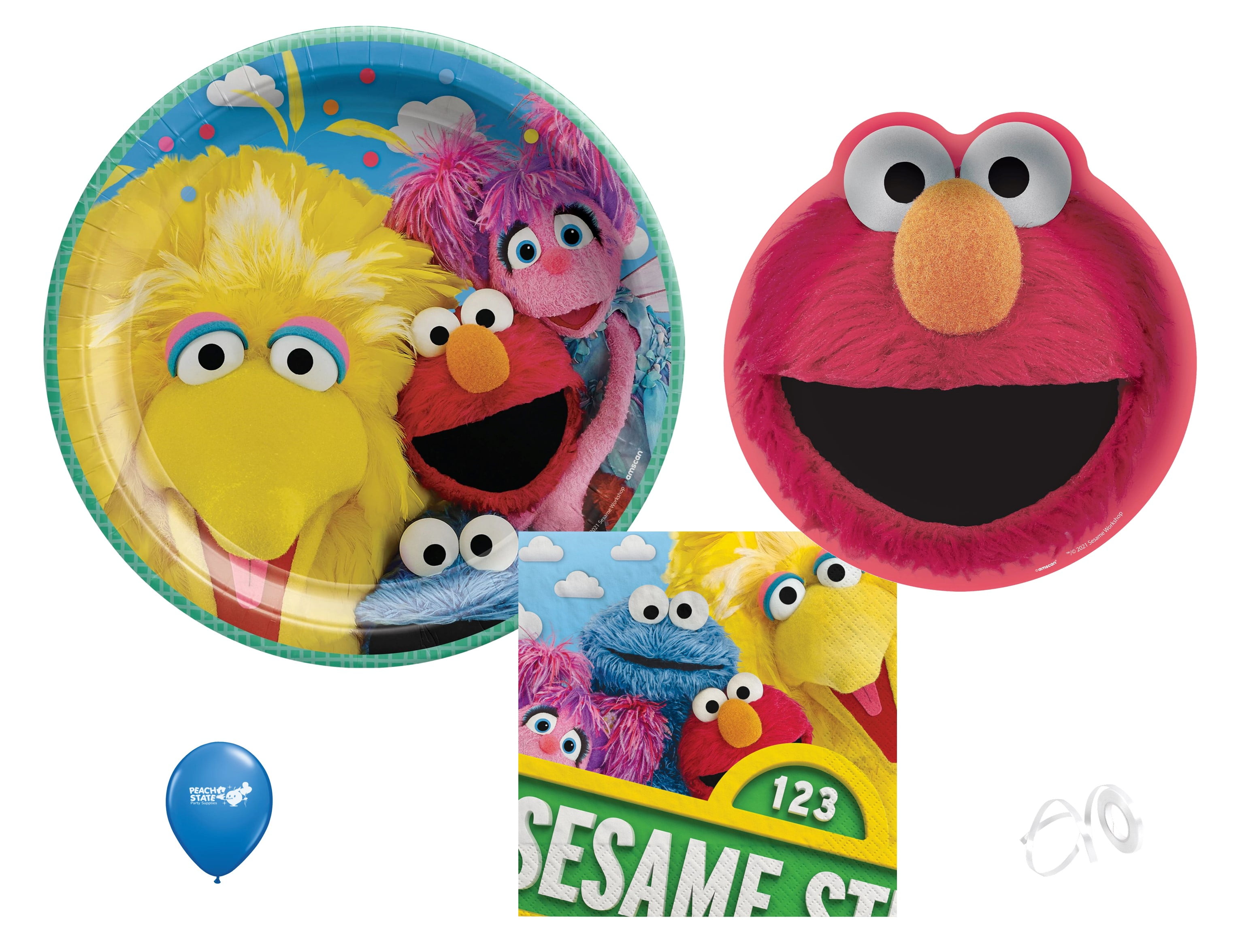 Sesame Street 1st Birthday Small Napkins (16ct) - Walmart.com