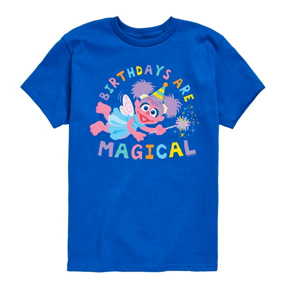 Sesame Street - Birthdays Are Magical - Toddler and Youth Short Sleeve Graphic T-Shirt
