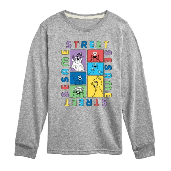 Sesame Street - Blocks - Toddler and Youth Long Sleeve T-Shirt