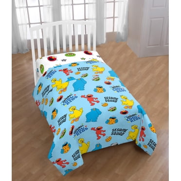 Sesame Street 2-Piece Crib Bed Sheet Set with Elmo & Friends, Toddler ...