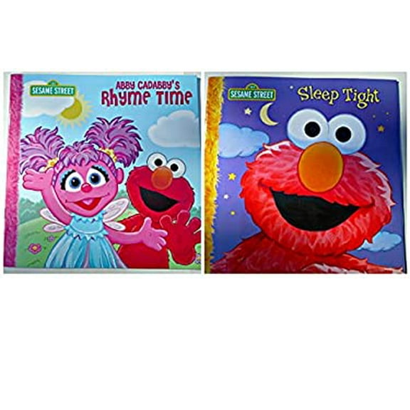 Pre-Owned Sesame Street Books 2 Pk (Abby Cadabby's Rhyme Time & Elmo's Sleep Tight) 9781453076132 Used