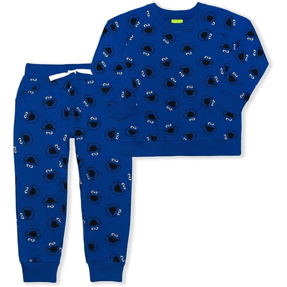 Sesame Street Boy's 2-Piece Sweatshirt and Jogger Set