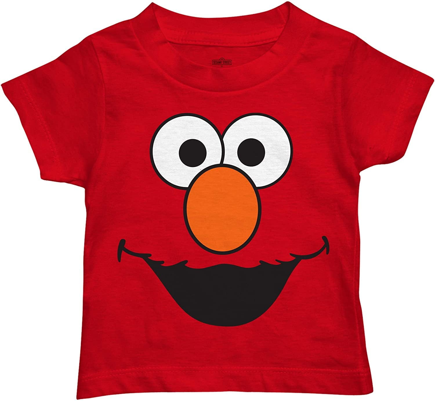Sesame Street Boys Toddler Elmo Shirt, Big Face Elmo & Cookie Monster T ...