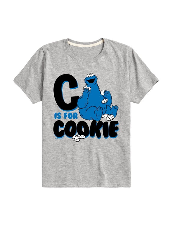 - C Is For Cookie Boys' Short Sleeve Graphic T-Shirt