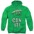 thumbnail image 1 of Sesame Street Can It Adult Pullover Hoodie Sweatshirt Kelly Green, 1 of 1