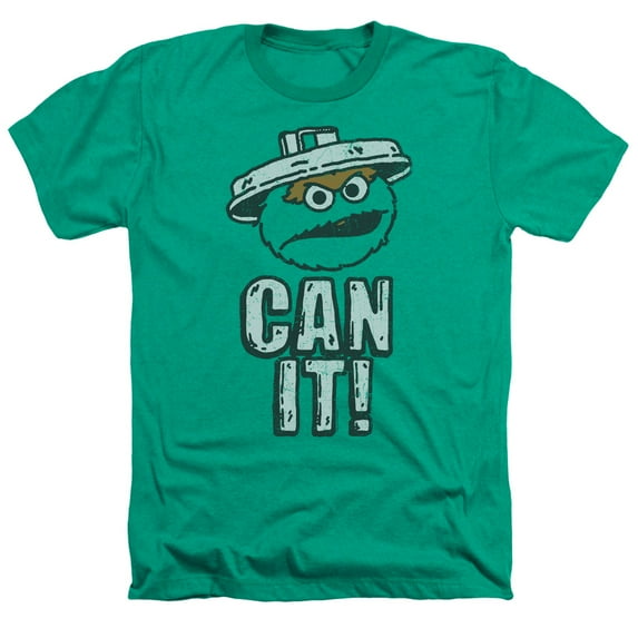 Sesame Street - Can It - Heather Short Sleeve Shirt - Large