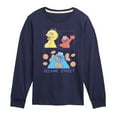 thumbnail image 1 of Sesame Street - Character Grid - Toddler and Youth Long Sleeve T-Shirt, 1 of 4