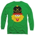 thumbnail image 1 of Sesame Street Christmas Nutcracker Big Bird Unisex Adult Long-Sleeve T Shirt (2X-Large) Kelly Green, 1 of 2