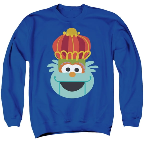 Sesame Street Christmas Nutcracker Rosita Unisex Adult Crewneck Sweatshirt (3X-Large) Royal Blue