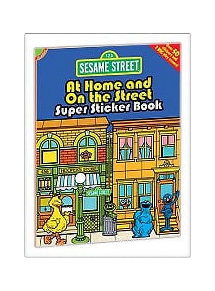 Pre-Owned Sesame Street Classic at Home and on the Street Super Sticker ...