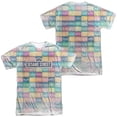 thumbnail image 1 of Sesame Street Color Block Unisex Adult Sublimated Costume T Shirt (Front/Back), 3X-Large Multicolor, 1 of 2