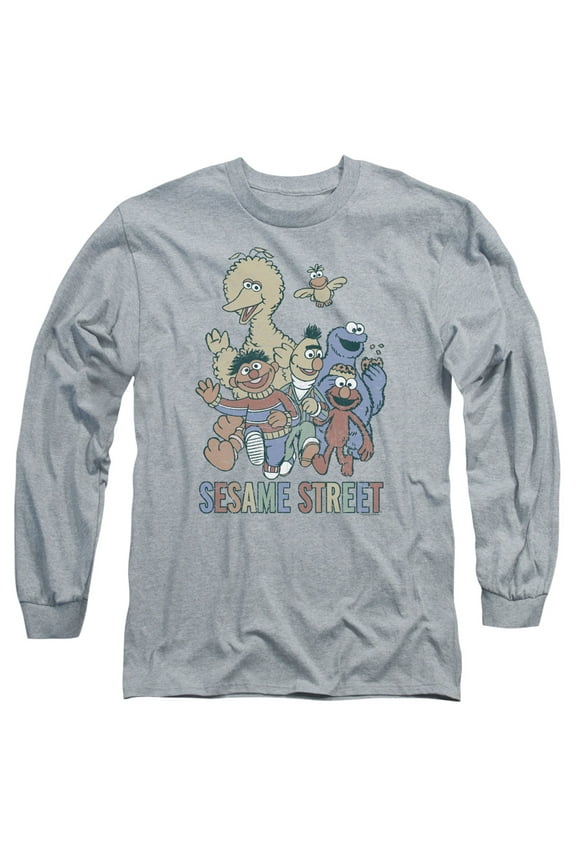 Colorful Group Long Sleeve Adult 18/1 T-Shirt Athletic Heather