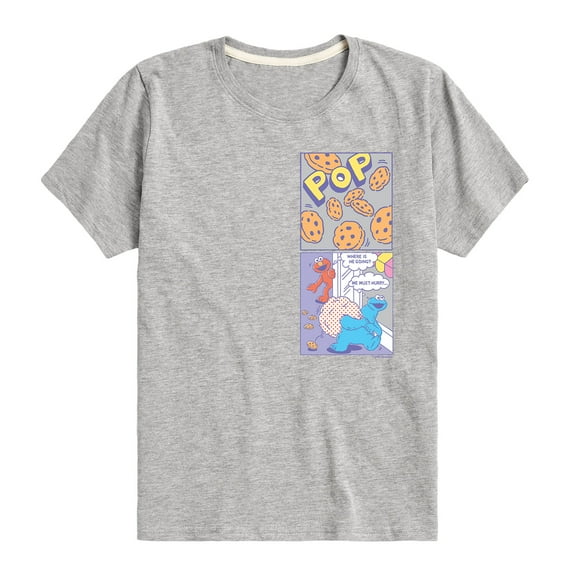 Sesame Street - Comic Scene - Toddler and Youth Short Sleeve Graphic T-Shirt