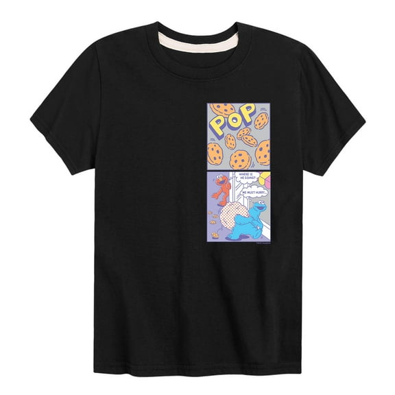 Sesame Street - Comic Scene - Toddler and Youth Short Sleeve Graphic T-Shirt