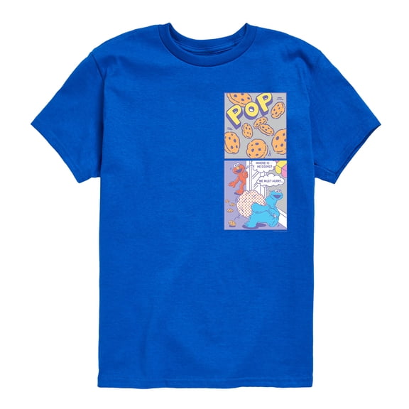 Sesame Street - Comic Scene - Toddler and Youth Short Sleeve Graphic T-Shirt