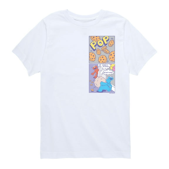 Sesame Street - Comic Scene - Toddler and Youth Short Sleeve Graphic T-Shirt