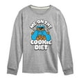 thumbnail image 1 of Sesame Street - Cookie Diet - Toddler and Youth Long Sleeve T-Shirt, 1 of 4