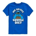 thumbnail image 1 of Sesame Street - Cookie Diet - Toddler and Youth Short Sleeve Graphic T-Shirt, 1 of 5