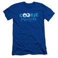thumbnail image 1 of Sesame Street Cookie Eyes S/S Adult 30/1 T-Shirt Royal Blue, 1 of 2